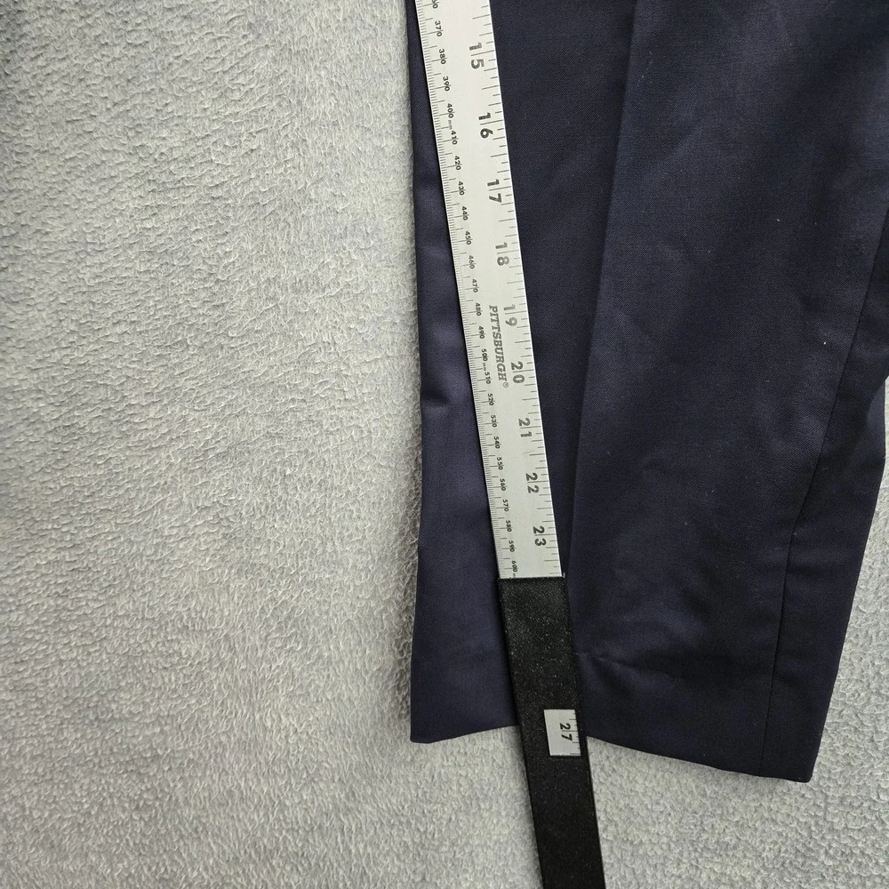Banana Republic Men Pants 32X32 Navy Marzotto Super 120 Wool Dress READ